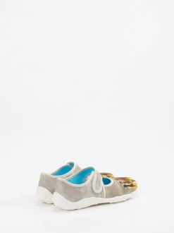 Superfit – Mary Janes aus Textil mit Pferdemotiv