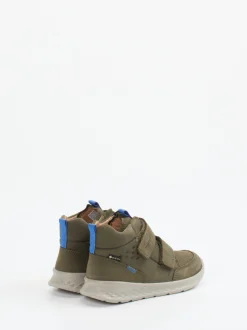 Superfit – Mid-Cut Sneaker aus Nubukleder Olivgrün
