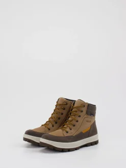 Superfit – Outdoor-Boots aus Veloursleder Sandbraun