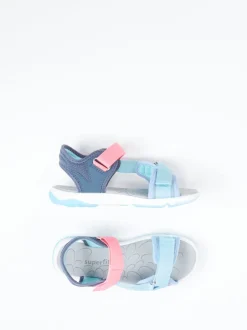 Superfit – Outdoorsandalen aus Textil hellblau