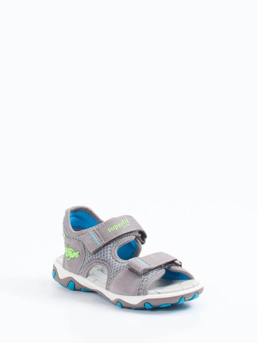 Superfit – Outdoorsandalen aus Veloursleder grau