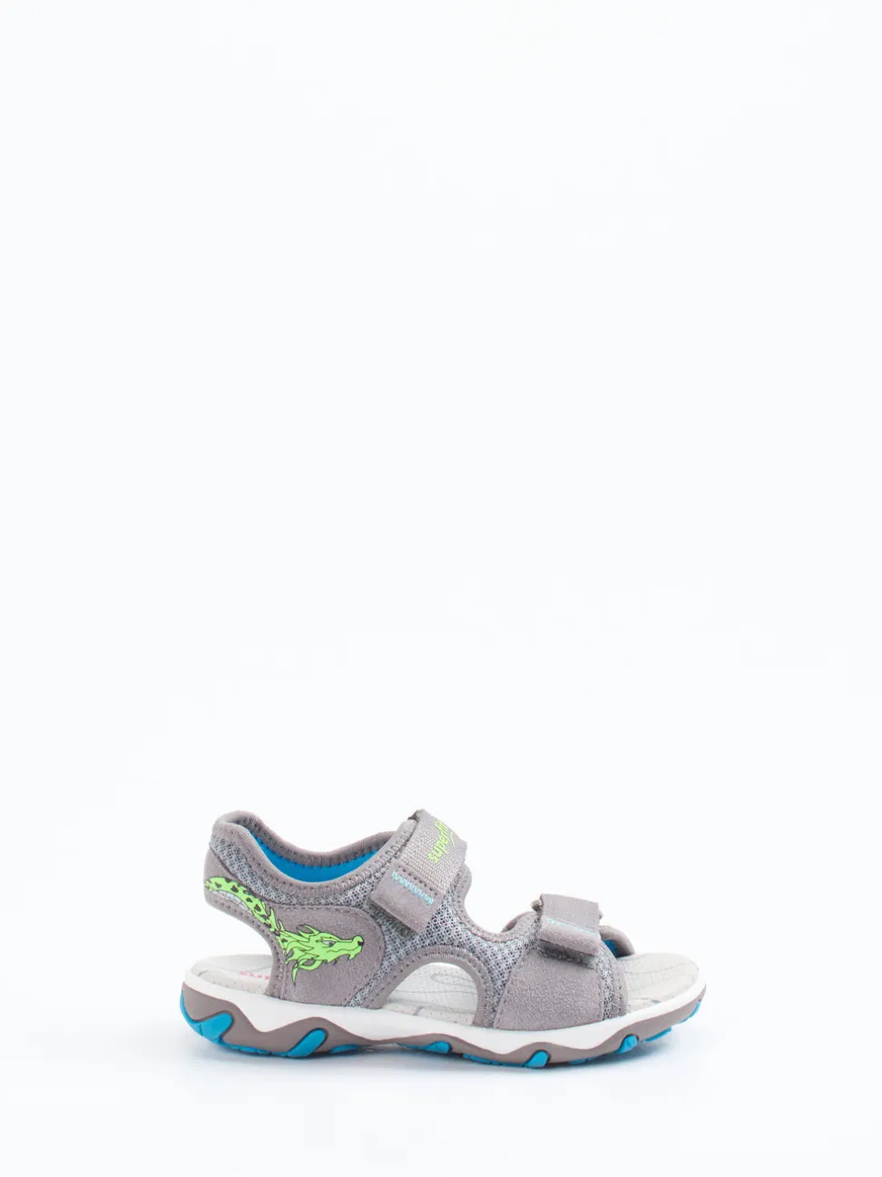 Superfit – Outdoorsandalen aus Veloursleder grau