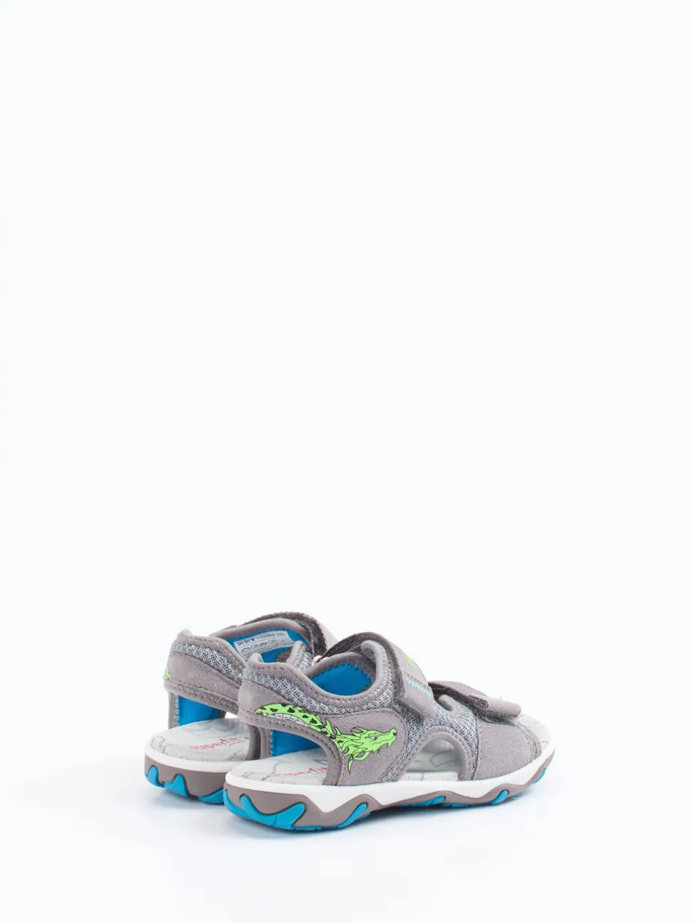 Superfit – Outdoorsandalen aus Veloursleder grau
