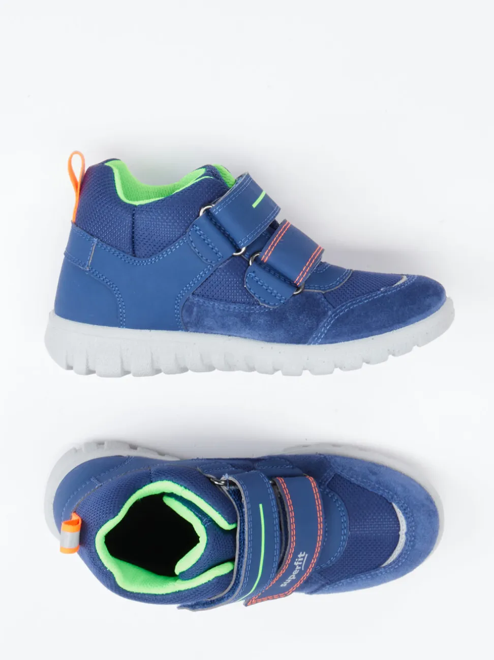 Superfit – Outdoor-Sneaker aus Veloursleder Kobaltblau