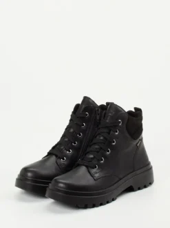 Superfit – Schnürboots aus Kalbleder schwarz