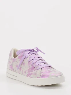 Superfit – Sneaker aus Leder mit Metallic-Blumenprint