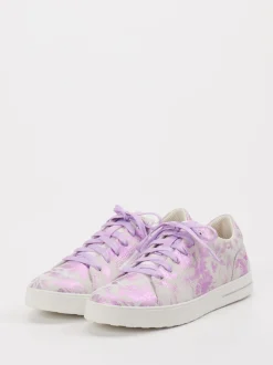 Superfit – Sneaker aus Leder mit Metallic-Blumenprint