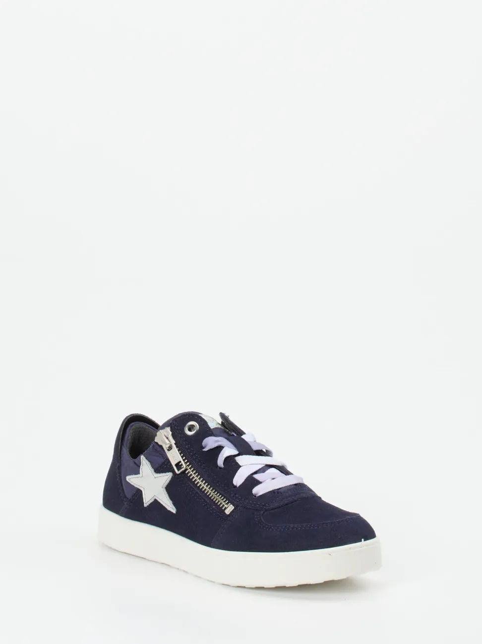 Superfit – Sneaker aus Veloursleder Dunkelblau