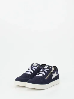 Superfit – Sneaker aus Veloursleder Dunkelblau