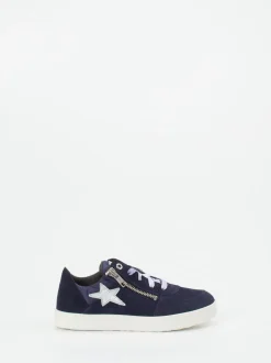 Superfit – Sneaker aus Veloursleder Dunkelblau