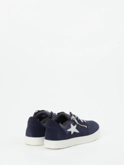 Superfit – Sneaker aus Veloursleder Dunkelblau