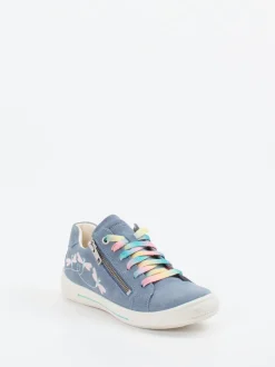 Superfit – Sneaker aus Veloursleder jeansblau