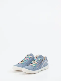 Superfit – Sneaker aus Veloursleder jeansblau