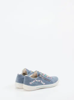 Superfit – Sneaker aus Veloursleder jeansblau