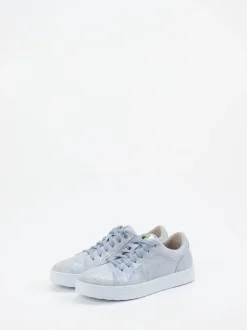 Superfit – Sneaker aus Veloursleder Pastellblau