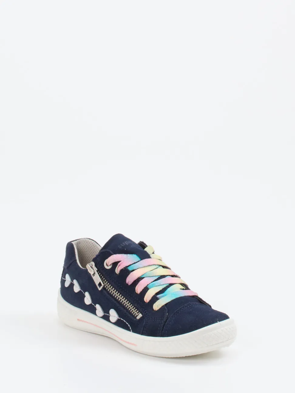 Superfit – Sneaker aus Veloursleder Dunkelblau