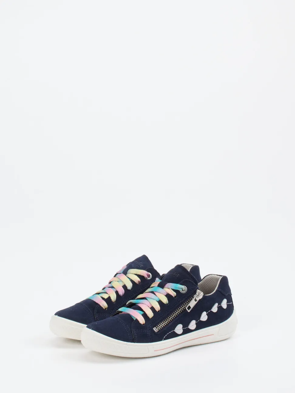 Superfit – Sneaker aus Veloursleder Dunkelblau