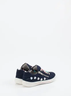 Superfit – Sneaker aus Veloursleder Dunkelblau
