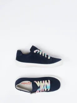 Superfit – Sneaker aus Veloursleder Dunkelblau