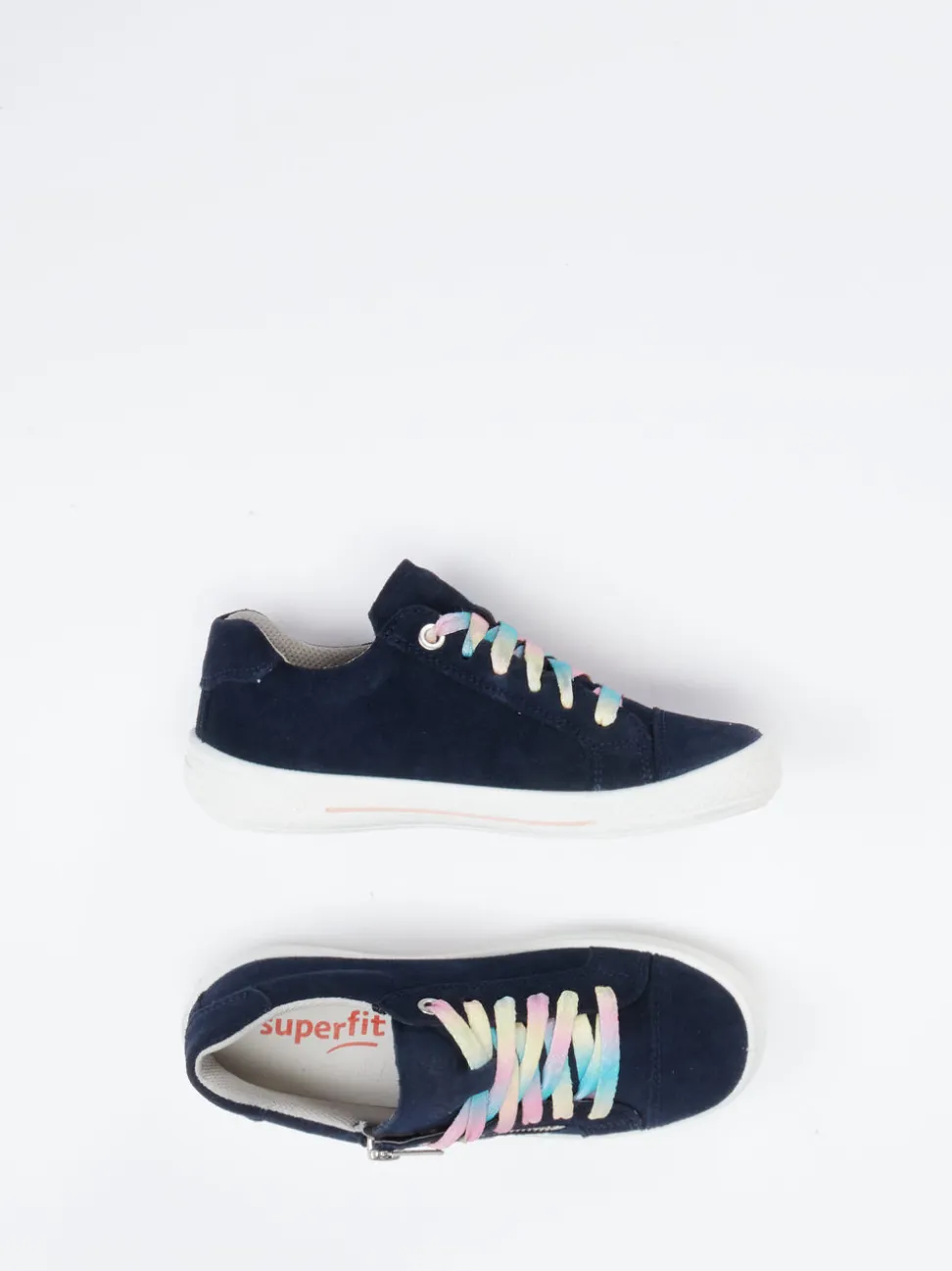 Superfit – Sneaker aus Veloursleder Dunkelblau