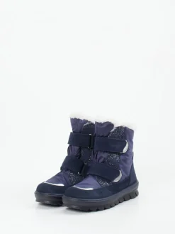 Superfit – Winterboots aus Veloursleder Dunkelblau