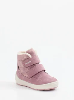 Superfit – Winterboots aus Veloursleder altrosa