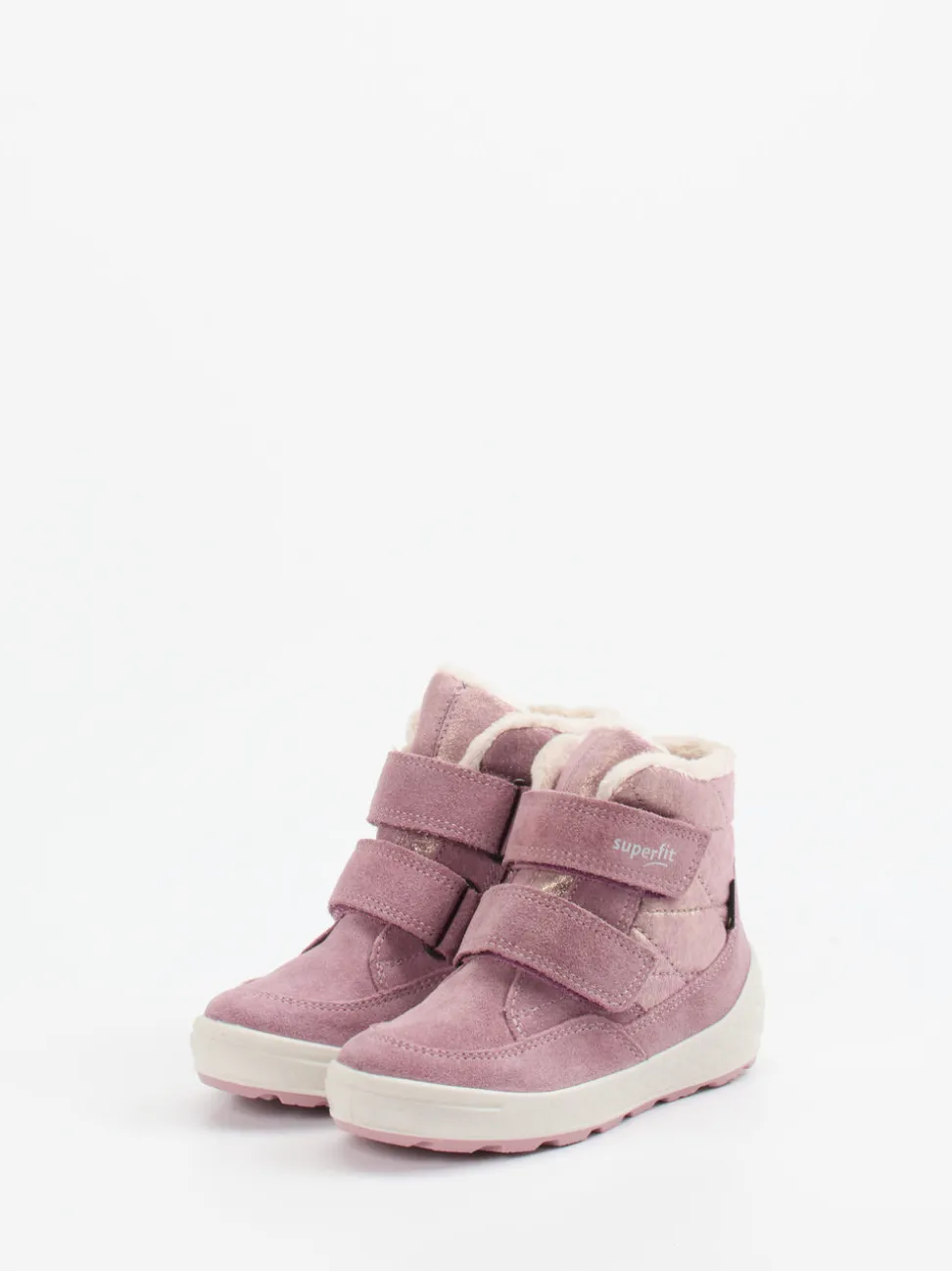 Superfit – Winterboots aus Veloursleder altrosa