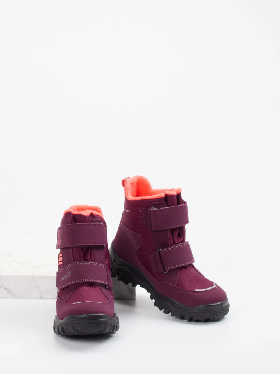 Superfit – Winterstiefel aus Textil Dunkelbeerrot