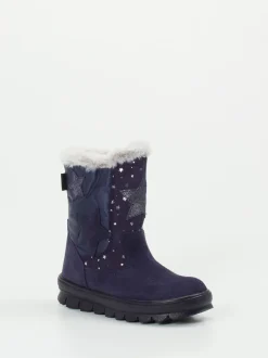 Superfit – Winterstiefel aus Veloursleder Dunkelblau