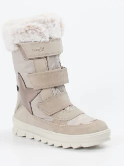 Superfit – Winterstiefel aus Veloursleder beige
