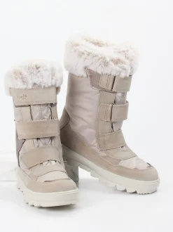 Superfit – Winterstiefel aus Veloursleder beige