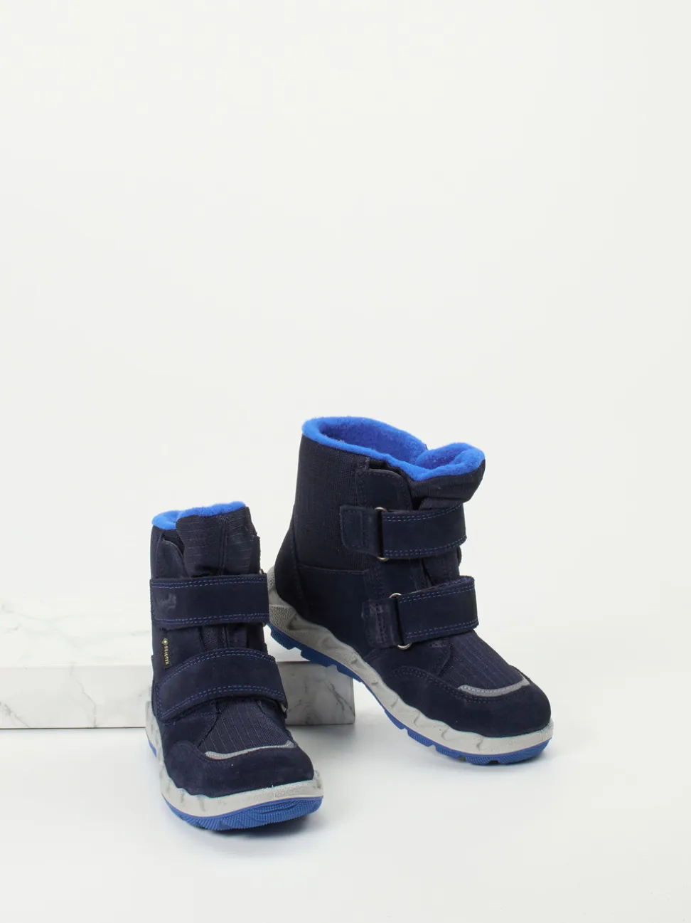 Superfit – Winterstiefel aus Veloursleder in Blau