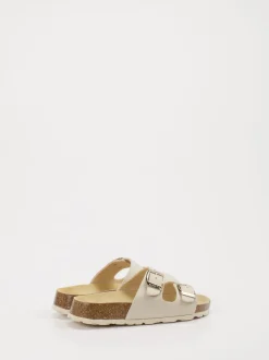 Superfit – Zwei-Riemen-Pantolette aus Synthetik Beige