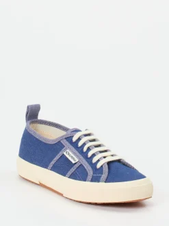 Superga – Canvas-Sneaker aus Baumwolltextil jeansblau