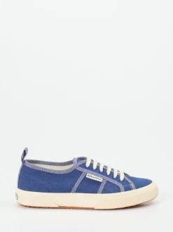 Superga – Canvas-Sneaker aus Baumwolltextil jeansblau