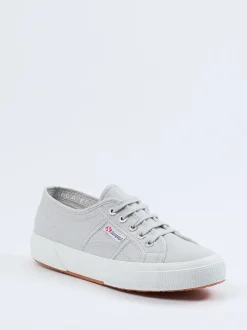 Superga – Canvas-Sneaker aus Baumwolltextil hellgrau
