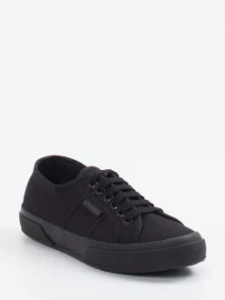 Superga – Canvas-Sneaker aus Textil schwarz
