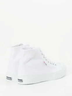 Superga – High-Top-Sneaker aus Canvas weiß