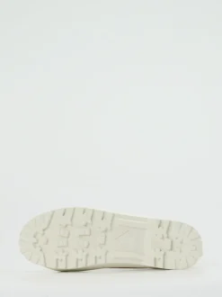Superga – Schnürboots aus Filz in Cremebeige