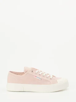 Superga – Sneaker aus Baumwolltextil in Altrosa