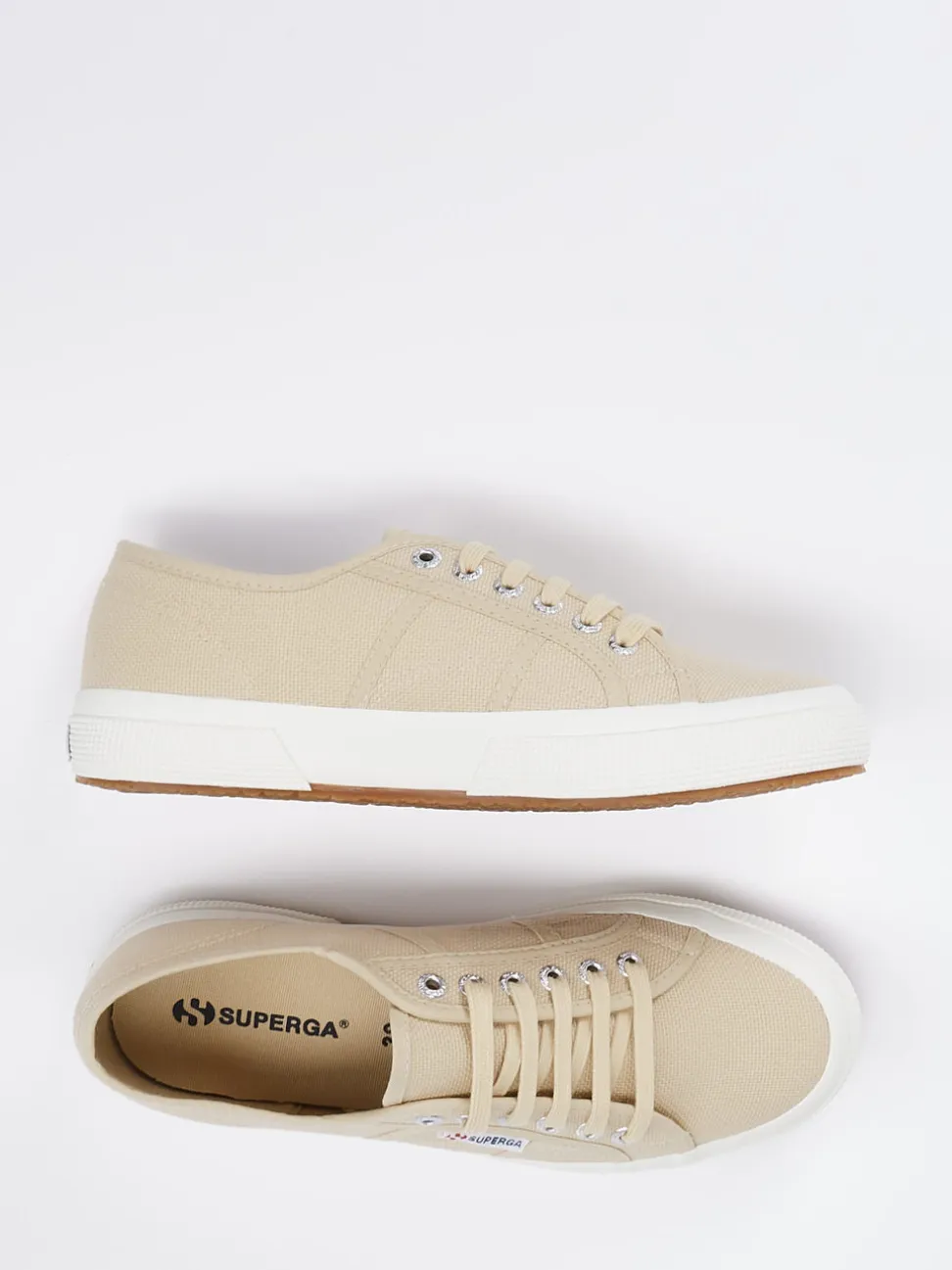 Superga – Sneaker aus Canvas in Beige