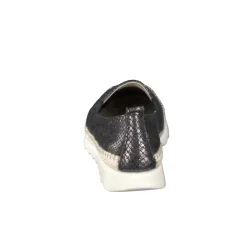 The Flexx – Slipper aus Leder in Metallic-Schwarz