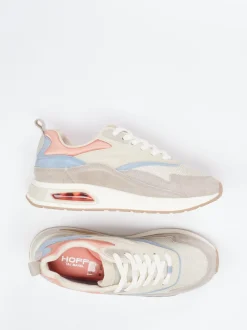 THE HOFF BRAND – Chunky Sneaker aus Nubukleder beige