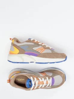 THE HOFF BRAND – Chunky Sneaker aus Nubukleder multicolor