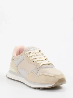 THE HOFF BRAND – Retro-Sneaker aus Veloursleder beige