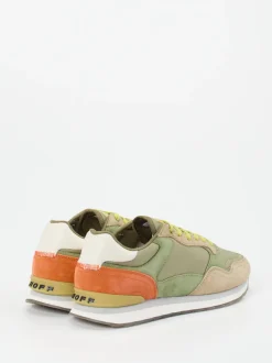 THE HOFF BRAND – Retro-Sneaker aus Veloursleder grün