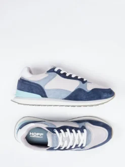 THE HOFF BRAND – Retro-Sneaker aus Veloursleder grau