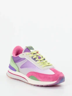 THE HOFF BRAND – Retro-Sneaker aus Veloursleder multicolor