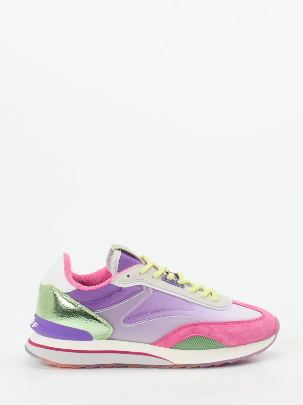 THE HOFF BRAND – Retro-Sneaker aus Veloursleder multicolor