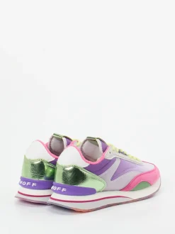 THE HOFF BRAND – Retro-Sneaker aus Veloursleder multicolor